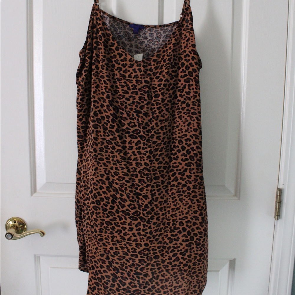 Aeropostale Leopard Print Slip Dress